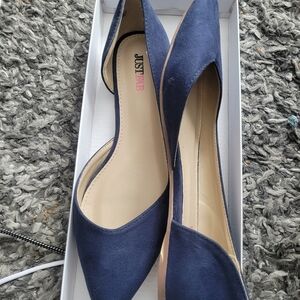 JustFab Women's Deep Blue Loafers